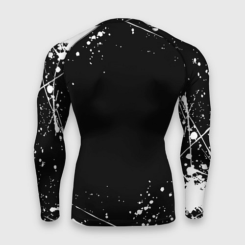 Мужской рашгард Doom краски белые / 3D-принт – фото 2
