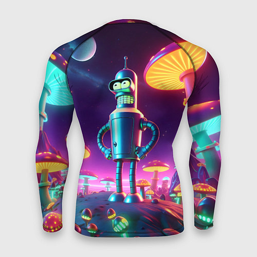Мужской рашгард Ночёвка Бендера на планете светящихся гигантских г / 3D-принт – фото 2