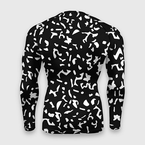 Мужской рашгард Черный камуфляж / 3D-принт – фото 2