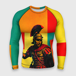 Рашгард мужской Римский легионер поп-арт, цвет: 3D-принт