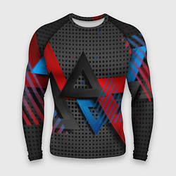 Рашгард мужской Абстракция из треугольников, цвет: 3D-принт