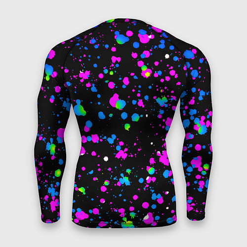 Мужской рашгард Doom цветные краски / 3D-принт – фото 2