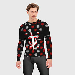 Рашгард мужской Doom winter pattern steel, цвет: 3D-принт — фото 2