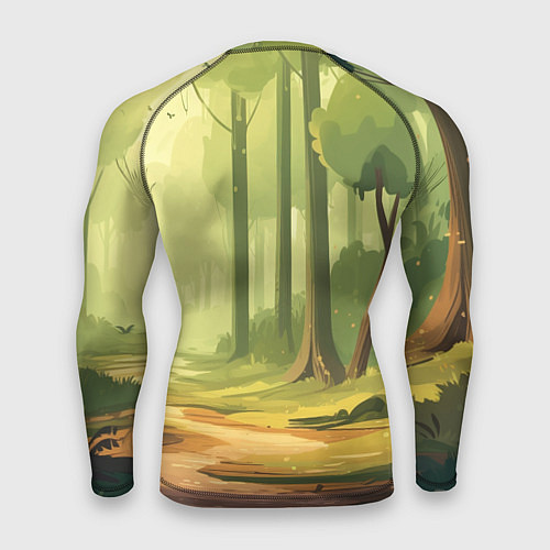 Мужской рашгард Кавайная лисичка - аниме / 3D-принт – фото 2