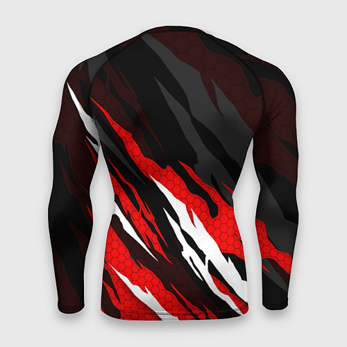Мужской рашгард Umbrella - красное пламя / 3D-принт – фото 2