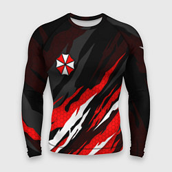 Рашгард мужской Umbrella - красное пламя, цвет: 3D-принт