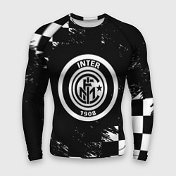 Мужской рашгард Inter клетка краски