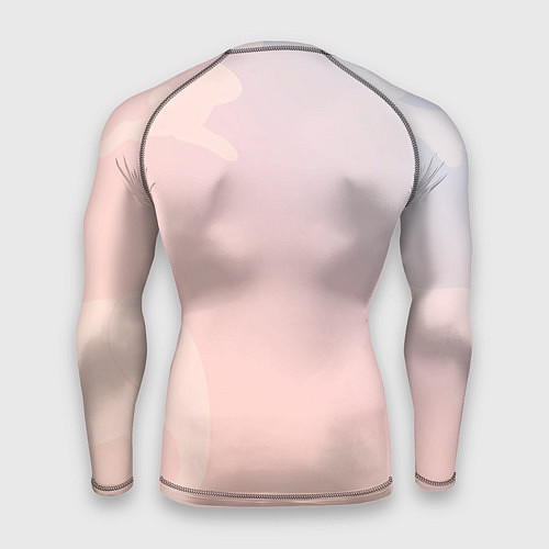 Мужской рашгард Лисичка с бабочками и цветочками / 3D-принт – фото 2