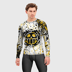 Рашгард мужской Пираты сердца - Ван Пис, цвет: 3D-принт — фото 2