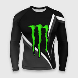 Рашгард мужской Monster energy - monochrome, цвет: 3D-принт