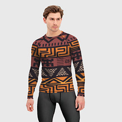 Рашгард мужской Африканский узор, цвет: 3D-принт — фото 2