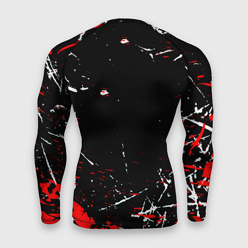 Мужской рашгард Liverpool штрихи красок / 3D-принт – фото 2