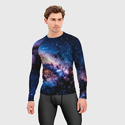 Рашгард мужской Фантастический космос звёзды и туманности, цвет: 3D-принт — фото 2