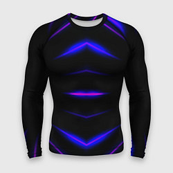 Мужской рашгард Color black neon stripes