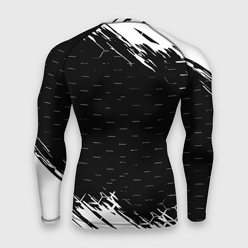 Мужской рашгард Napoli краски соты текстура / 3D-принт – фото 2