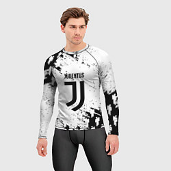 Рашгард мужской Juventus люди спорт, цвет: 3D-принт — фото 2