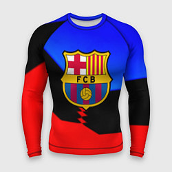 Рашгард мужской Barcelona спортивная геометрия, цвет: 3D-принт