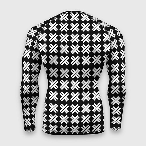 Мужской рашгард Borussia pattern geometry / 3D-принт – фото 2