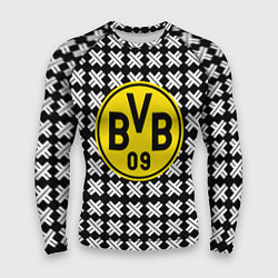 Мужской рашгард Borussia pattern geometry
