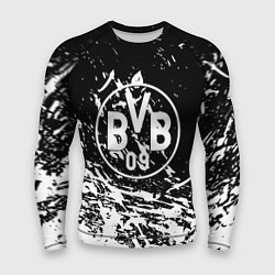 Мужской рашгард Borussia белые краски