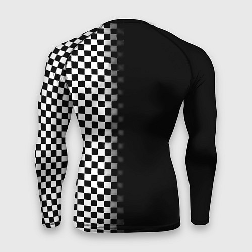 Мужской рашгард Тоттенхэм клетка шахматная / 3D-принт – фото 2