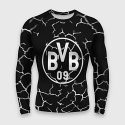 Мужской рашгард Borussia черно белые
