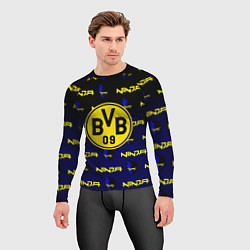 Рашгард мужской Borussia ninja x fortnite, цвет: 3D-принт — фото 2