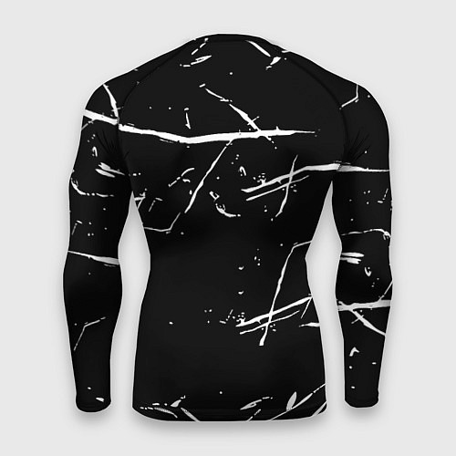 Мужской рашгард Челси штрихи красок белые / 3D-принт – фото 2