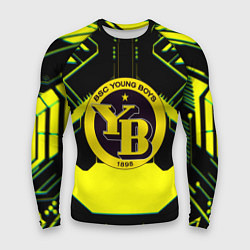 Мужской рашгард Янг Бойз спортивная геометрия линии