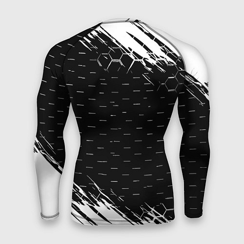Мужской рашгард Chelsea штрихи красок текстура / 3D-принт – фото 2