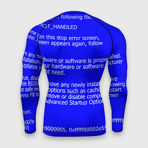 Мужской рашгард Лестер сити код / 3D-принт – фото 2