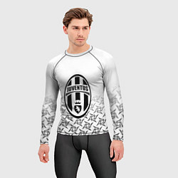 Рашгард мужской Ювентус паттерн ниндзя, цвет: 3D-принт — фото 2