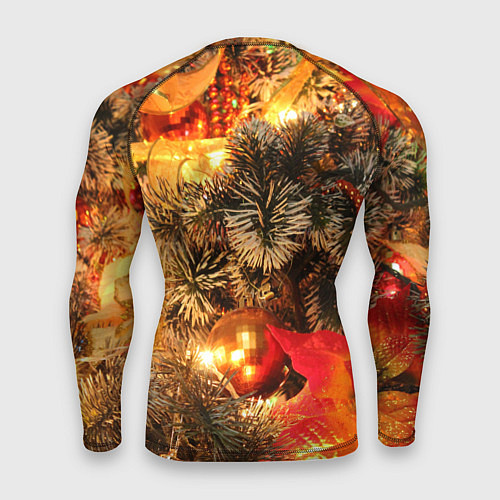Мужской рашгард Атмосфера Рождества / 3D-принт – фото 2