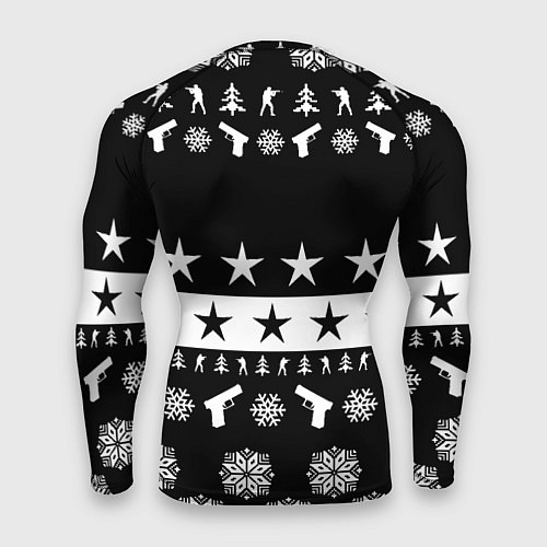 Мужской рашгард Juventus cs go winter / 3D-принт – фото 2