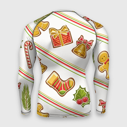 Мужской рашгард Рождественский дух / 3D-принт – фото 2