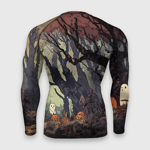 Мужской рашгард Призрачный лес / 3D-принт – фото 2