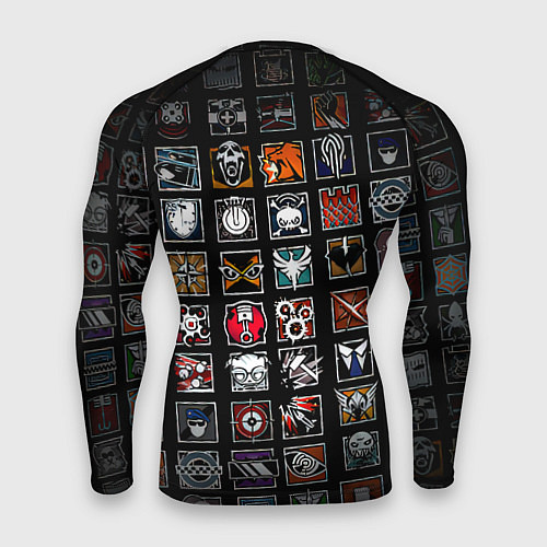 Мужской рашгард Juventus ачивки паттерн / 3D-принт – фото 2