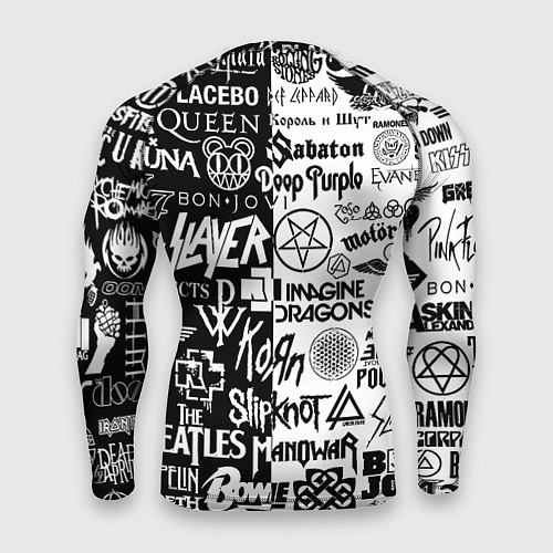 Мужской рашгард Juventus рок музыка / 3D-принт – фото 2