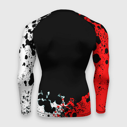 Мужской рашгард Манчестер Юнайтед краски абстрактные / 3D-принт – фото 2