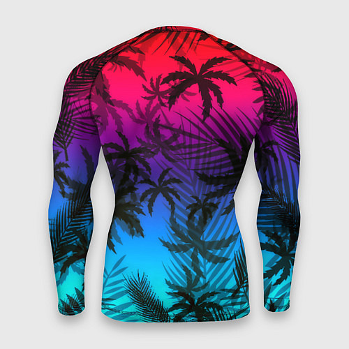 Мужской рашгард Бавария Мюнхен неон тропики / 3D-принт – фото 2