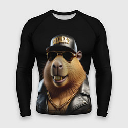 Мужской рашгард Капибара в бейсболке