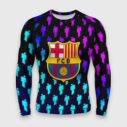 Мужской рашгард Barcelona люди градиент неон