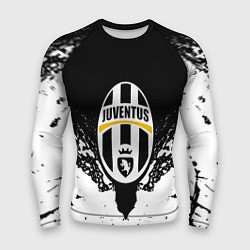 Мужской рашгард Ювентус краски всплеск текстура