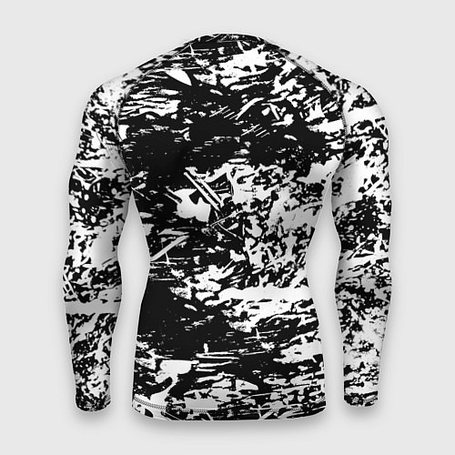 Мужской рашгард Боруссиа белые краски / 3D-принт – фото 2