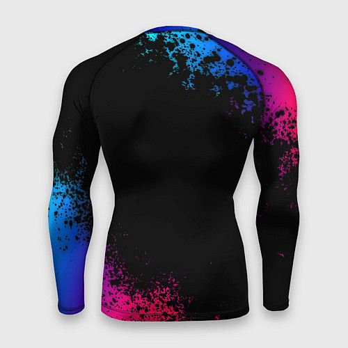Мужской рашгард Бавария Мюнхен краски неон градиент / 3D-принт – фото 2