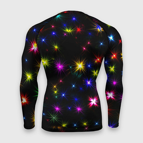 Мужской рашгард Манчестер Юнайтед праздничные огни / 3D-принт – фото 2