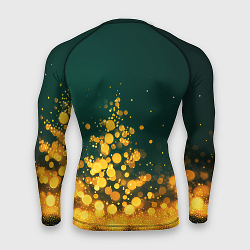 Мужской рашгард Новогодние елочки из боке / 3D-принт – фото 2