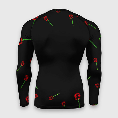 Мужской рашгард Манчестер Юнайтед розы / 3D-принт – фото 2