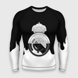 Рашгард мужской Реал Мадрид огонь белый, цвет: 3D-принт