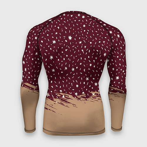 Мужской рашгард Кот Бендер и ёлка / 3D-принт – фото 2